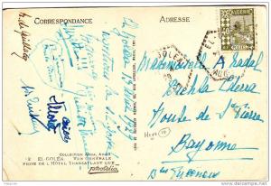 cachet HEXAGONAL de EL GOLEA Alger ALGERIE , obl RARE