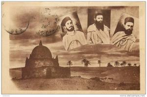 LES MARTYRS DU DESERT LES PERES BLANCS PAULMIER MONERET ET BOUCHAUD SE RENDANT A TOMBOUCTOU MASSACRES PRES D'EL-GOLEA