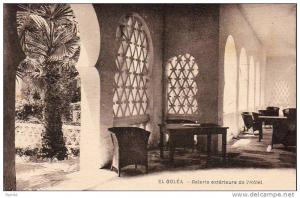 ALGERIE  EL GOLEA  Galerie Extérieure de l'Hôtel