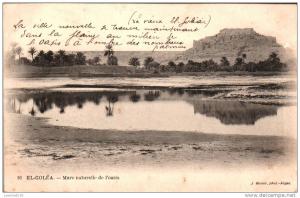 EL -GOLEA  - Mare naturelle de l'Oasis