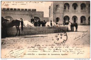 EL -GOLEA  -Quartier de Cavalerie Spahis