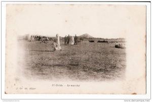 Peu Commun Algerie Extreme Sud Algerien El GOLEA le MARCHE CPA 1890s ¤ GEISER 5 Algeria Algerien Argelia Algerije