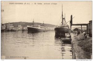 PORT-VENDRES EL GOLEA ARRIVENT D ALGER