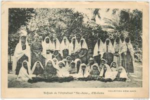 NEW CPA EL-GOLEA *** ENFANTS DE L' ORPHELINAT SAINTE-ANNE *** 1927 ALGERIE