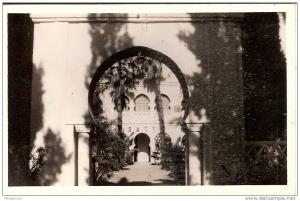 CPSM Pm Algérie El Golea entrée hotel S.A.T.T. (ancien cercle des officiers)