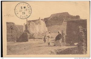 Algerie --- El Golea --- Le vieux Ksar et le Marabout