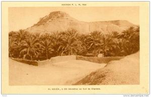 EL GOLEA, à 290 kilomètres au Sud de Ghardaïa        AGENDA P.L.M. 1930