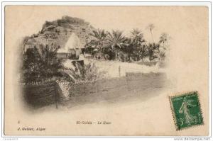 CPA  ALGERIE El-Goléa  Le KSAR  dos simple     Y5/1714