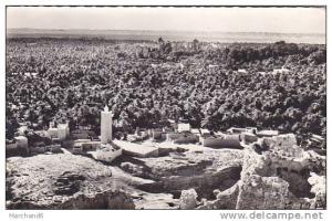 MAROC.EL GOLEA.VUE GENERALE DE L OASIS editeur peres blancs circulé en FM DOS