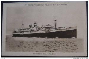 CPA Paquebot  EL-GOLEA  Cie de Navigation Mixte (Cie TOUACHE)