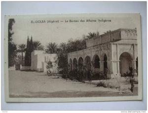 EL GOLEA BUREAU AFFAIRES INDIGENES