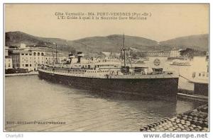 66 - PORT-VENDRES -  EL-GOLEA  A  QUAI    N63