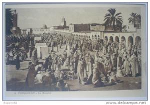 C. Postale  ALGERIE - TOUGGOURT - Le Marché