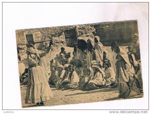 touggourt.carte ecrite de touggourt scene de vie