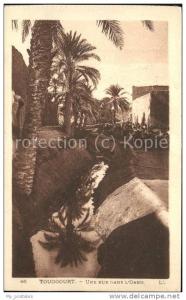 dg21291 Touggourt Une rue dans l Oasis Kat. Algerien