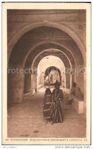 dg21292 Touggourt Rue couverte conduisant a la Zaouia Kat. Algerien