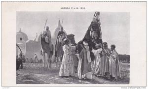 CPA  ALGERIE. UN MARIAGE A TOUGGOURT. AGENDA P.L.M.1922