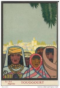 TOUGGOURT LE SUD ALGERIEN (reproduction de l´affiche éditée par les Chemins de Fer Algériens de l´Etat