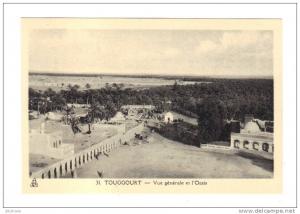 Algerie Touggourt, Vue Generale et l' Oasis (13-826)