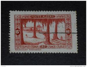 ALGERIE YT 106 OBLITERE - MARABOUT TOUGGOURT -