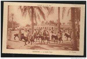 CPA Algérie  Touggourt la grande place - Agenda PLM 1930