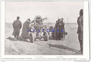 aviation auto sauterelle touggourt nouveau 24x16cm1912 rare photo ancienne issu d un magazine de cette année là