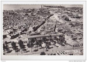 TOUGGOURT  VUE AERIENNE CARTE  CIRCULEE