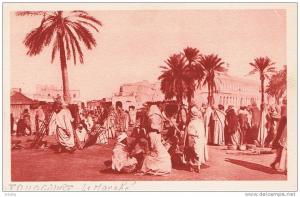 LE MARCHE DE TOUGGOURT  L´ALGERIE VOUS CONVIE AUX FETES DE SON CENTENAIRE EN 1930