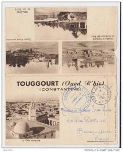 guerre d'algerie - frachise militaire - fm - touggourt