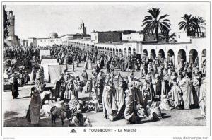 TOUGGOURT  Le Marché.