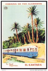 Chemins de Fer Algériens -Touggourt - Le Sud algérien - El Kantara -E. BON 1948