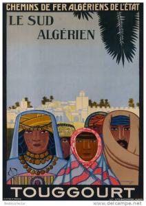 @@@ MAGNET - CHEMINS DE FER ALGERIENS DE L ETAT LE SUD ALGERIEN TOUGGOURT