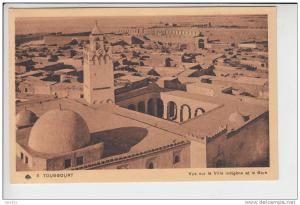 DZ - ALGERIEN, TOUGGOURT, Ortsansicht & Bahnhof