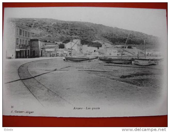 Arzew Les Quais 16 Geiser Alger  Barques a voile