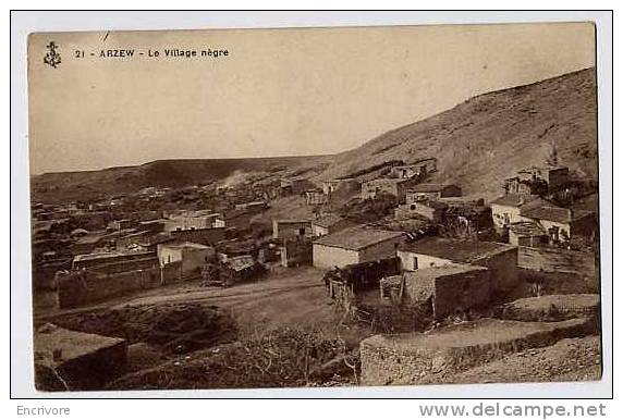 cpa ARZEW le village nègre -n°21