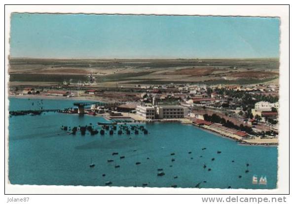 CPM  ALGERIE  ARZEW  LE PORT VUE DU CIEL