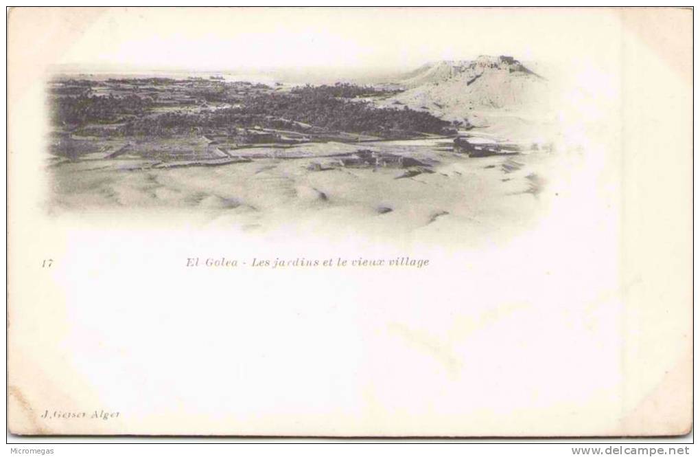 Algérie - EL-GOLÉA - Les Jardins et le Vieux Village