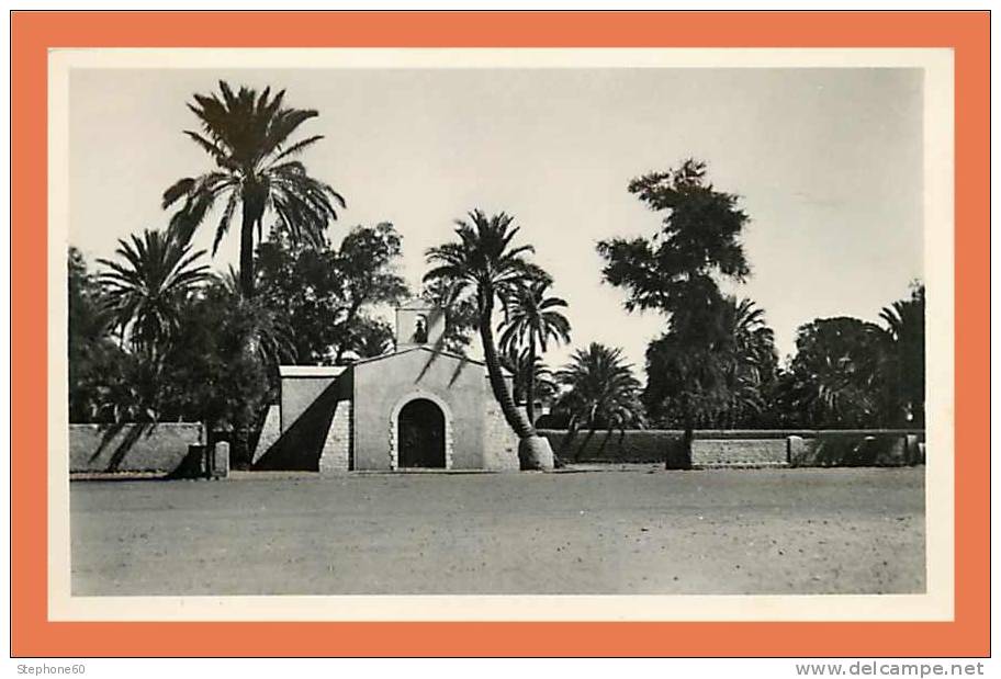 EL GOLEA - Eglise construite en 1898 par l' armée de la Pacification / Bon état dos vierge
