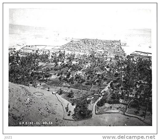 Photo aérienne au dessus d´EL-GOLEA (Algérie) prise par avion militaire P51(Mustang)_m47