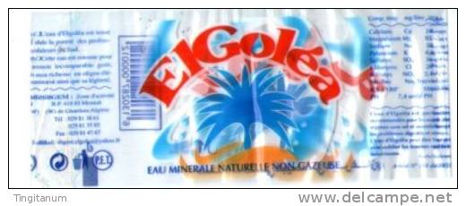 ETIQUETTE EAU MINERALE 