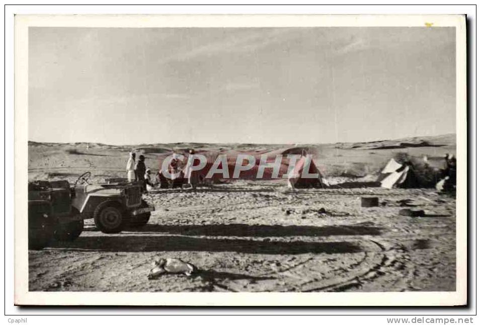 CPM Militaria El Golea Dans les campements eloignes faibles et m