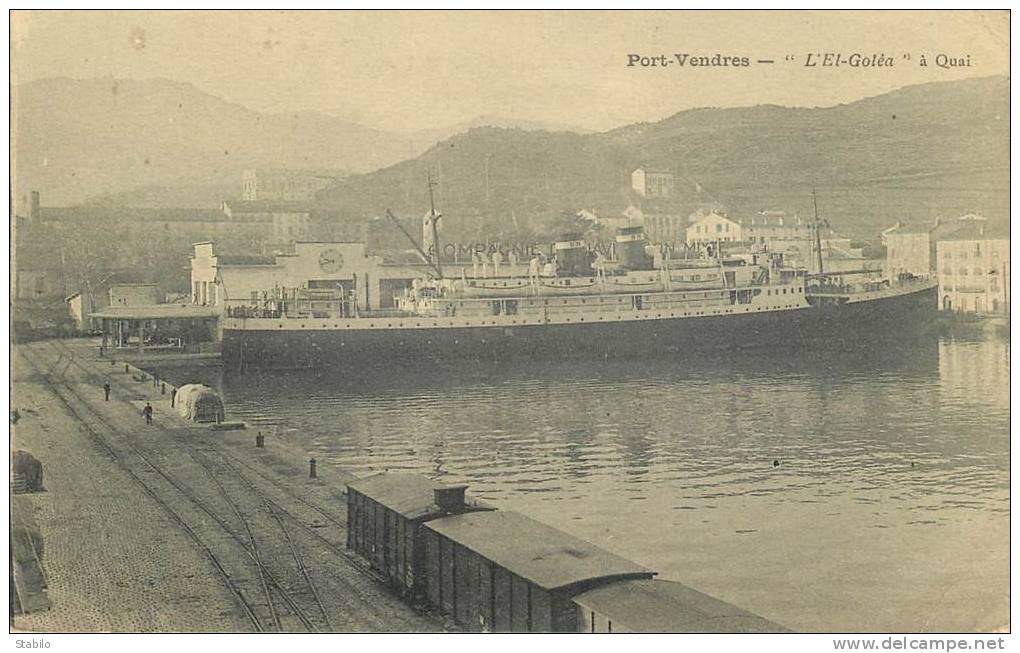 66 - PORT-VENDRES - PAQUEBOT 