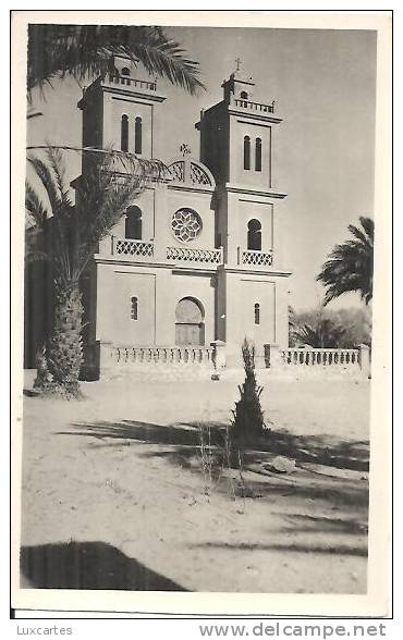 EL GOLEA. 21. FACADE DE L´ EGLISE SAINT JOSEPH PRES DE LA TOMBE DU PERE DE FOUCAULD.