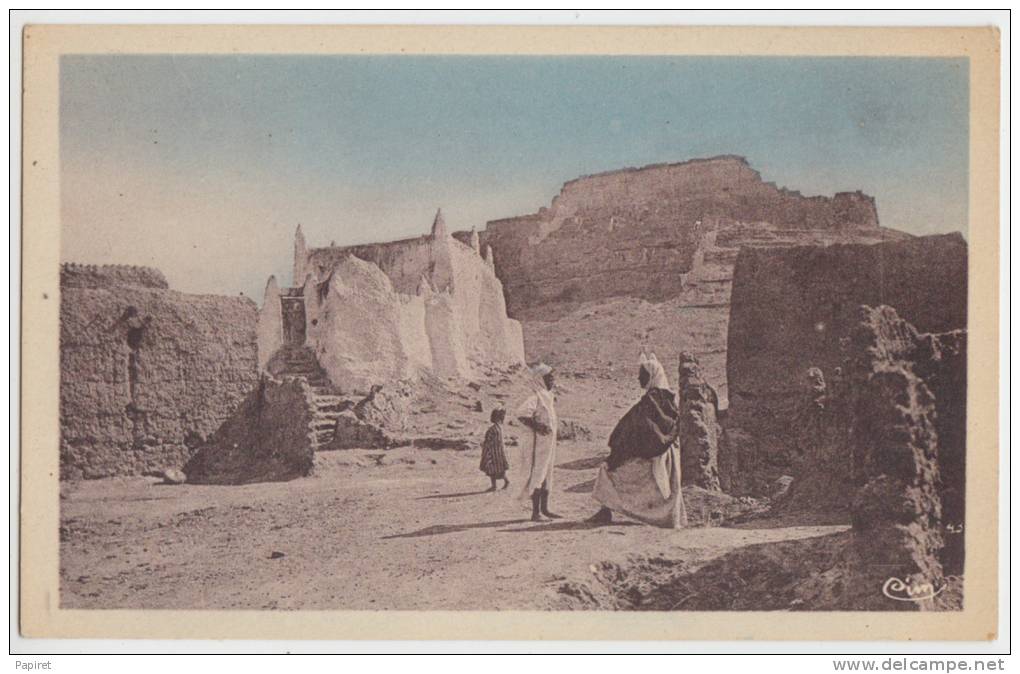 cpa Algerie Dept Constantine El Goléa Le Vieux Ksar et le Marabout