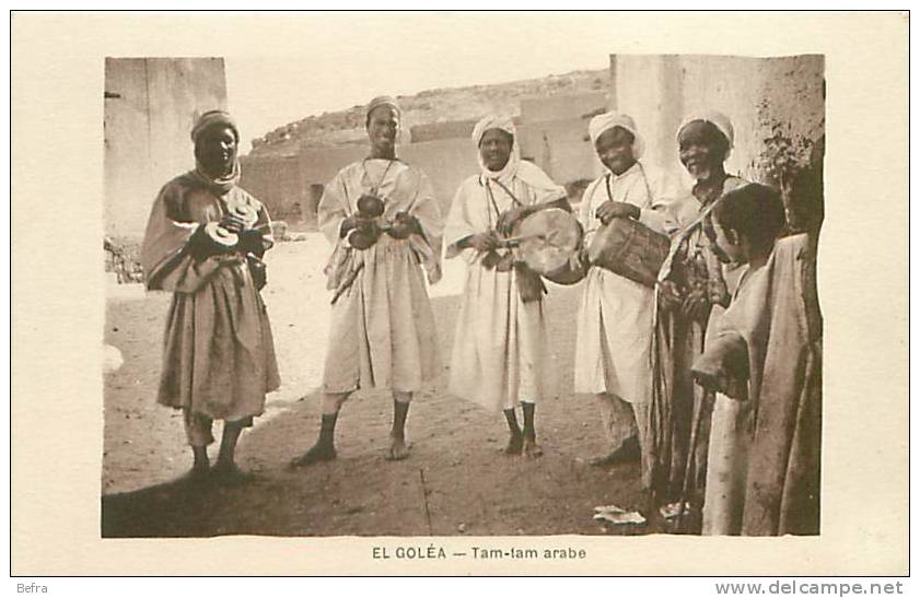 CPA        El  Goléa    Tam tam  arabe            animée        G-857