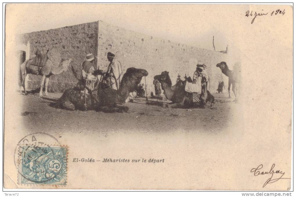 EL-GOLEA / MEHARISTES SUR LE DEPART