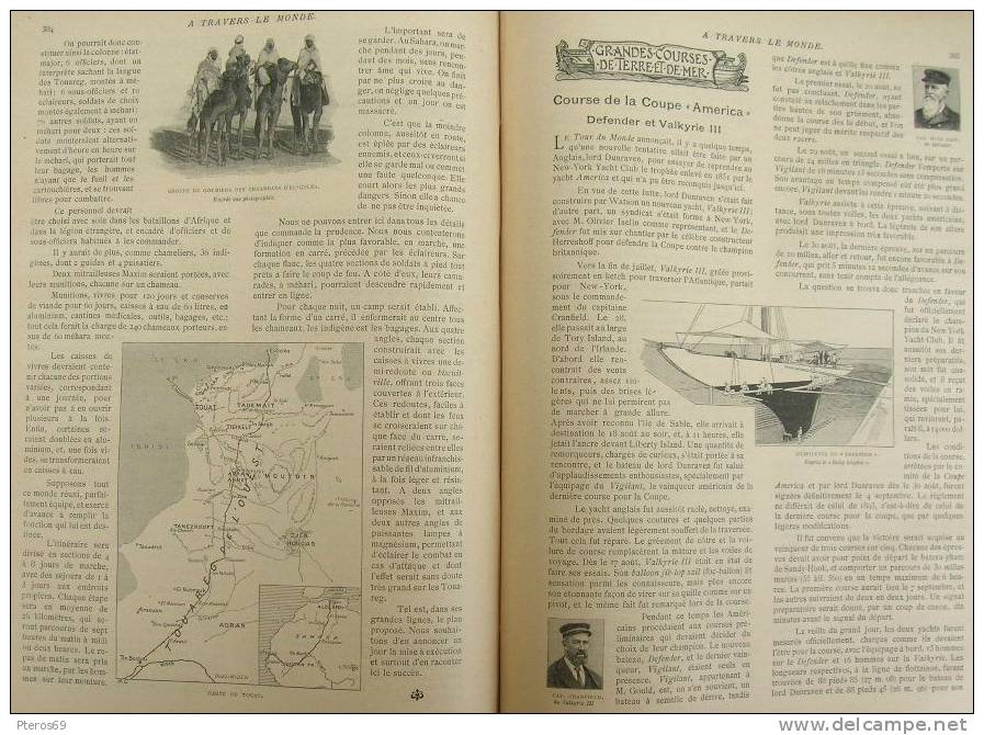 1895/N°39 A TRAVERS LE MONDE EL-GOLEA/GHARDAIA/TOMBOUC TOU/COUPE DE L´AMERICA/SICILE