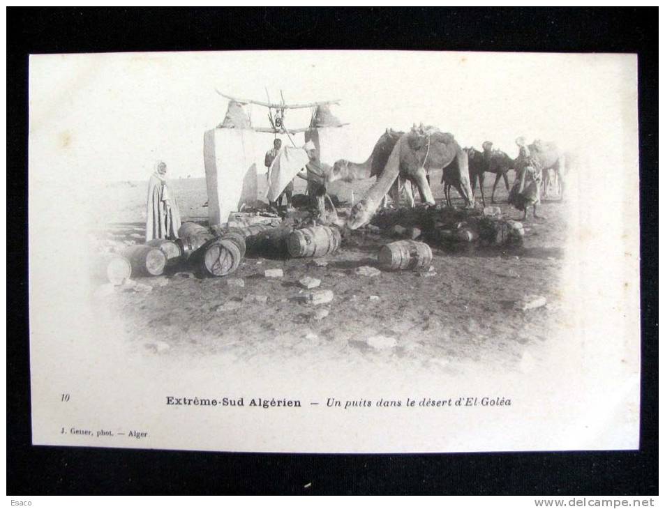 H 270) Algérie - Extreme Sud Algérien - Un puits dans le désert d'El Goléa - FP - non viaggiata