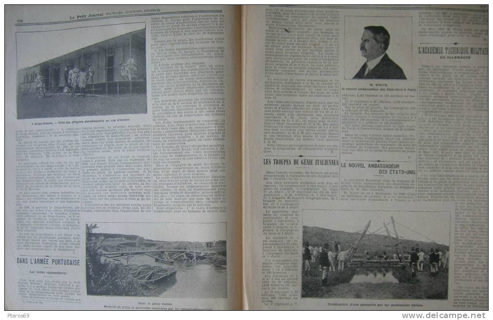 N°159/1906 J.MILITAIRE ALGERIE d'EL-GOLEA au GOURARA-FORT MAC-MAHON/DIEGO-SUAREZ/AL PINS AUTRICHIENS