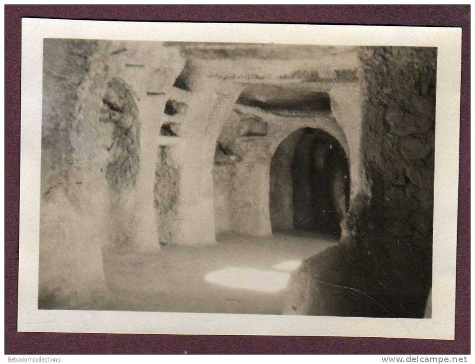 Belle photo ALGERIE 1932 - EL GOLEA - PUITS - INTERIEUR